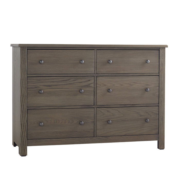 Vaughan Bassett Fundamentals 6 Drawer Dresser in Grey image