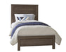 Vaughan Bassett Fundamentals Twin Panel Bed in Grey image