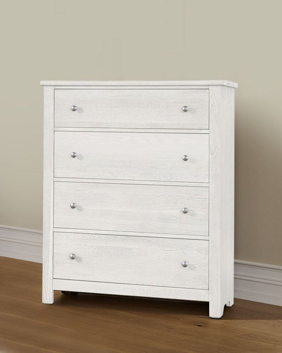 Vaughan Bassett Fundamentals 4 Drawer Chest in White