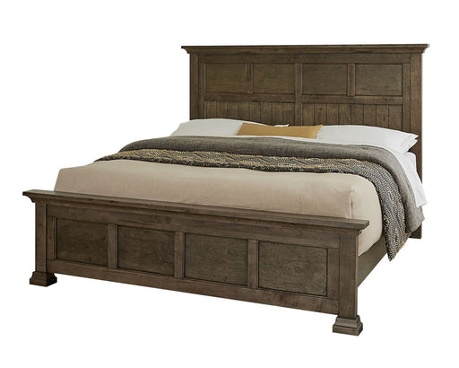 Vaughan Bassett Carlisle King Window Pane Bed in Dark Sable image