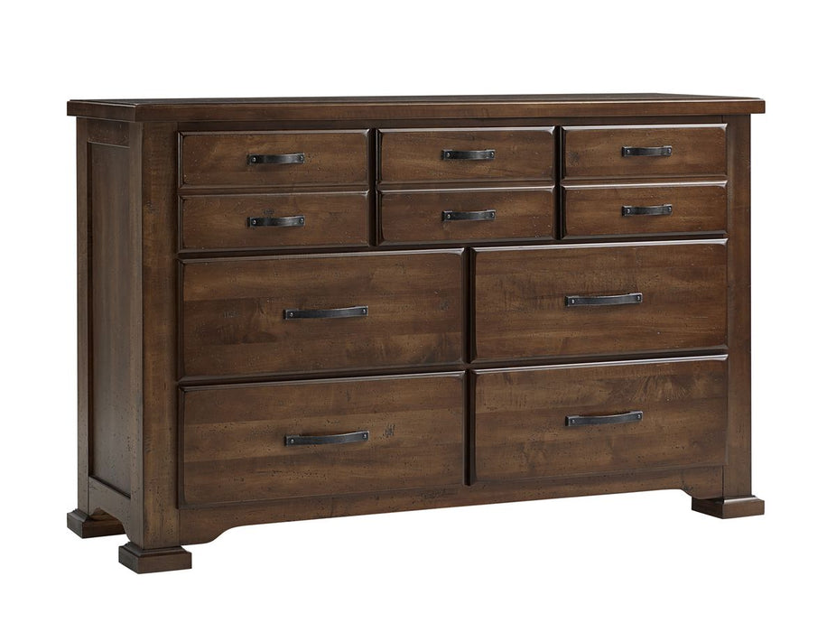Vaughan-Bassett Joinery 6 Drawer Dresser in Natural Oak image