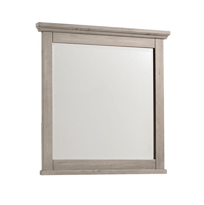 Vaughan-Bassett Joinery Landscape Mirror in Washed White Oak image
