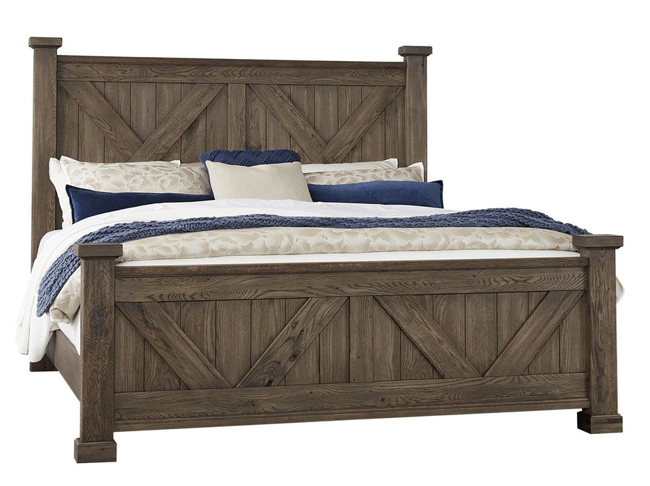 Vaughan Bassett Yosemite Queen Panel Bed in Smoke image