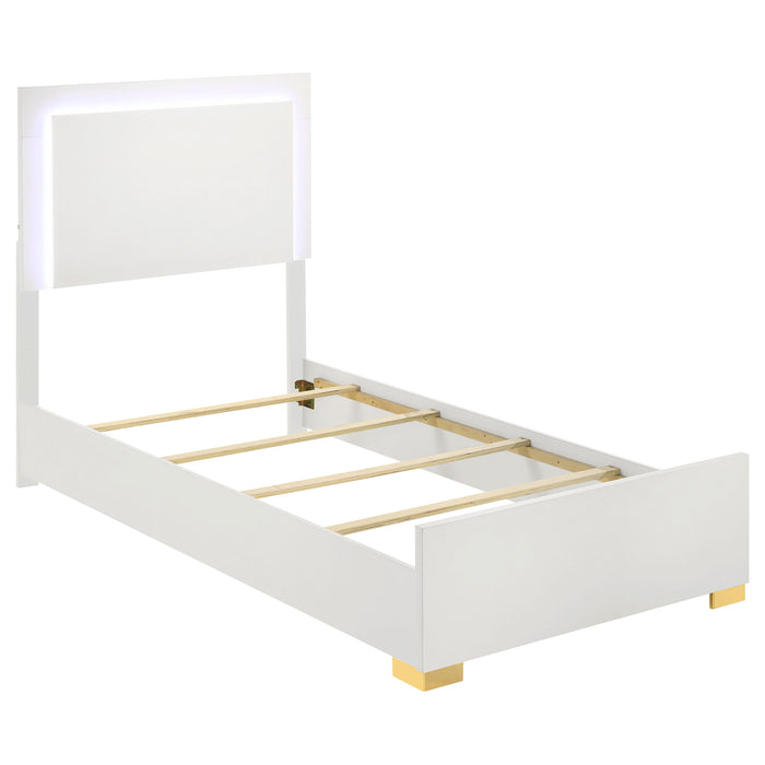 Marceline Panel Bed with LED Lighting