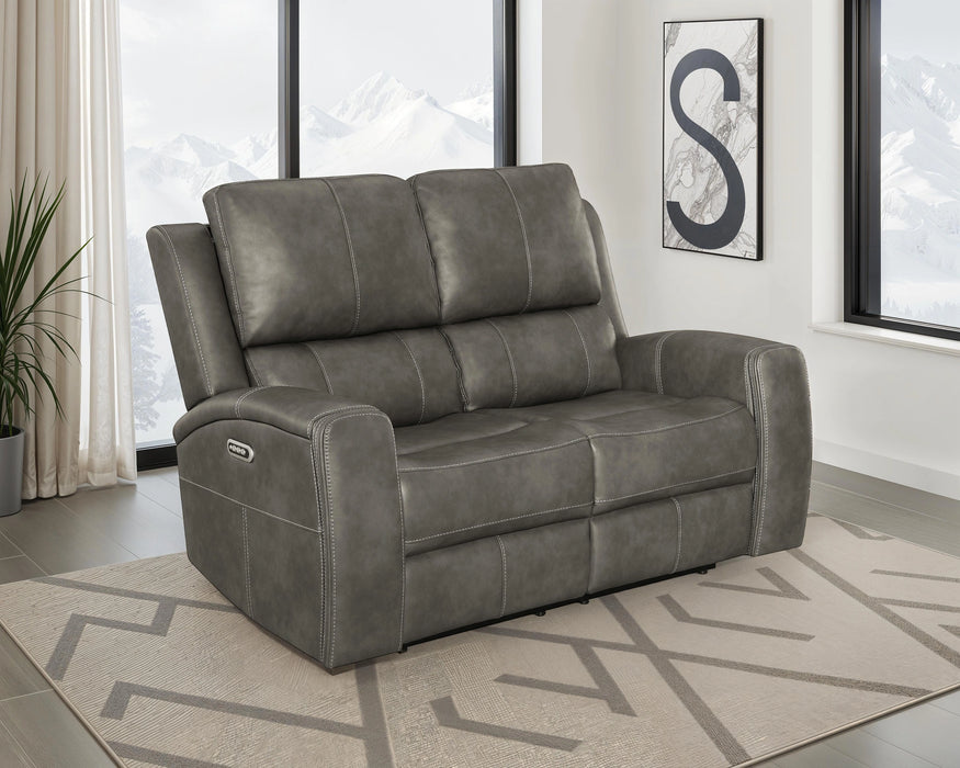 Brickston Triple Power Reclining Loveseat