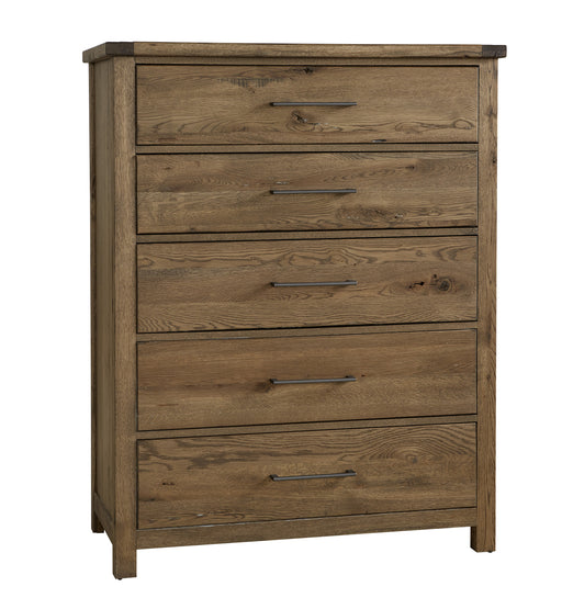 Vaughan Bassett Dovetail 5-Drawer Chest in Natural image