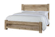 Vaughan Bassett Dovetail Cal King Poster Bed in Sun Bleached White image