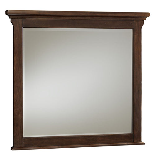 Vaughan Bassett Vista Landscape Mirror in Warm Cherry image