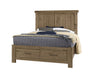 Vaughan Bassett Yellowstone Queen American Dovetail Panel Storage Bed in Chestnut Natural image