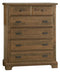 Vaughan Bassett Lancaster County 5 Drawer Chest in Amish Cherry image