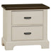 Vaughan Bassett Lancaster County 2 Drawer Nightstand in Dove Grey image