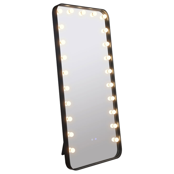Canton Standing Mirror with LED Lighting and Bluetooth Speaker