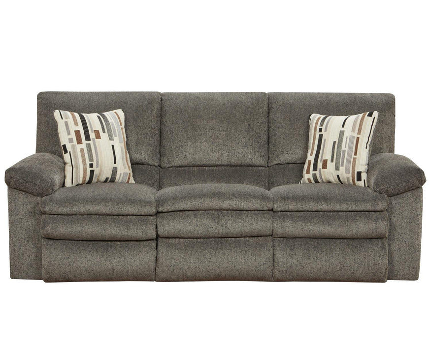 Catnapper Furniture Tosh Power Reclining Sofa in Pewter/CafÃ©