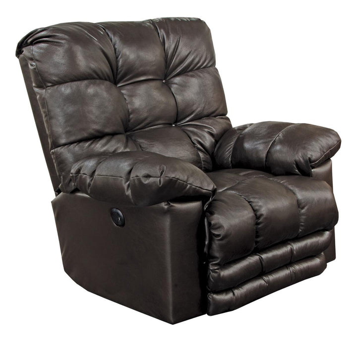 Catnapper Piazza Power Lay Flat Recliner in Chocolate 64776-7