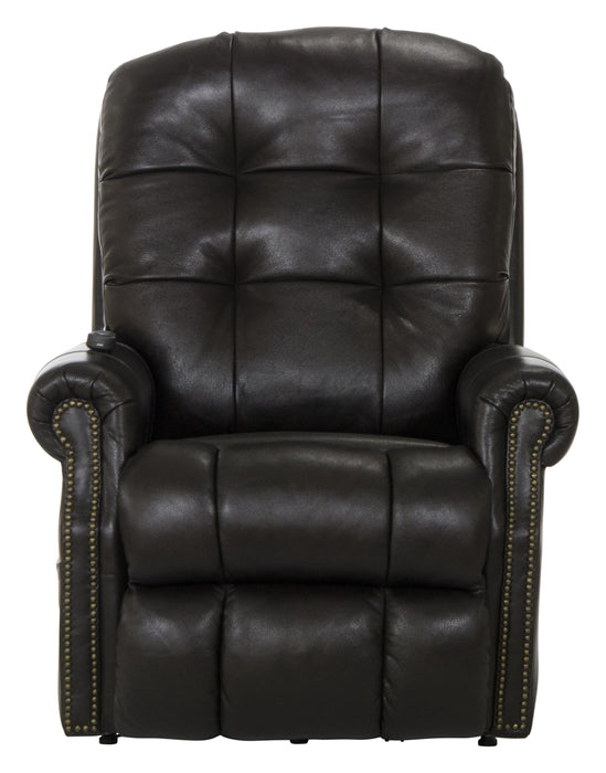 Madison Italian Leather Power Lift Lay Flat Recliner with Heat & Massage