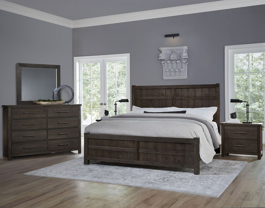 Vaughan Bassett Dovetail King Board and Batten Bed in Java