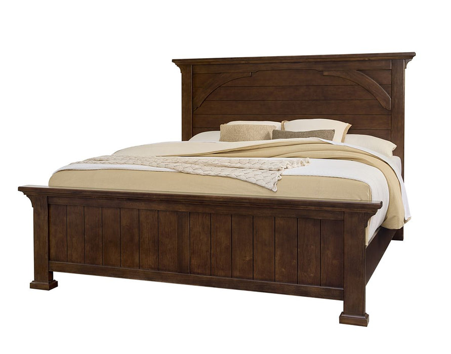 Vaughan Bassett Vista King Mansion Bed in Warm Cherry image