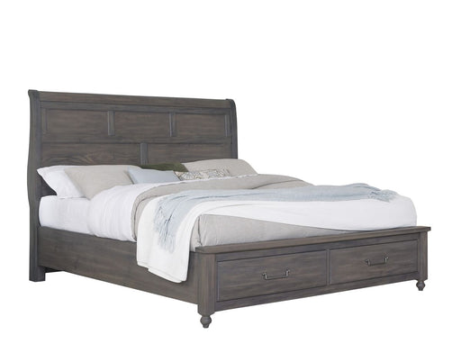Vaughan Bassett Vista King Sleigh Storage Bed in Grey Oak image